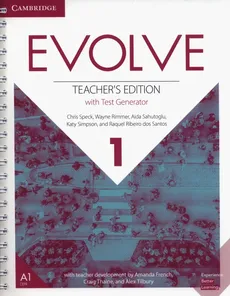 Evolve  1 Teacher's Edition with Test Generator - Wayne Rimmer, Aida Sahutoglu, Santos Raquel Ribeiro, Katy Simpson, Chris Speck