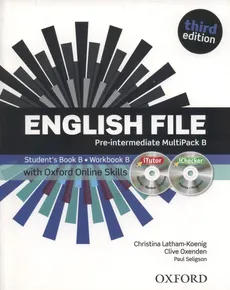 English File 3E Pre-Intermediate Multipack B + iTutor - Christina Latham-Koenig, Clive Oxenden, Paul Seligson
