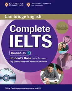 Complete IELTS Bands 6.5-7.5 Student's Book with answers with CD-ROM - Outlet - Guy Brook-Hart, Vanessa Jakeman