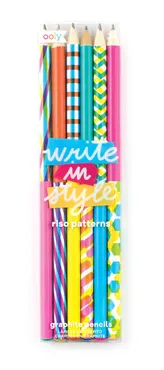 Stylowe ołówki Write In Style - Riso Patterns