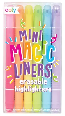 Wymazywalne zakreślacze Mini Magic Liners