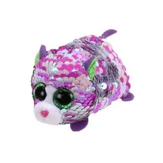 Teeny Tys cekinowy kot Lilac
