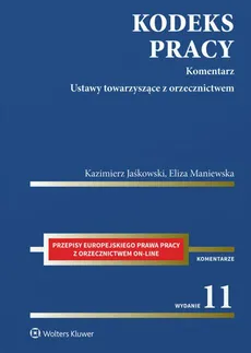 Kodeks pracy Komentarz - Kazimierz Jaśkowski, Eliza Maniewska