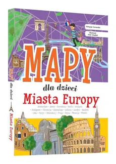 Miasta Europy Mapy dla dzieci - Outlet - Patrycja Zarawska