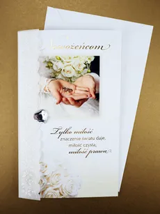 Karnet Ślub z kopertą