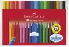 Flamastry Faber-Castell Grip 20 kolorów w etui