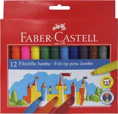 Flamastry Faber-Castell Zamek Jumbo 12 kolorów