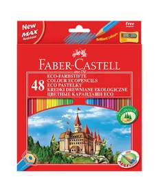 Kredki Faber-Castell Zamek 48 kolorów + temperówka