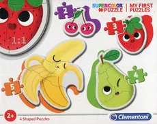 Moje pierwsze puzzle Supercolor Fruits
