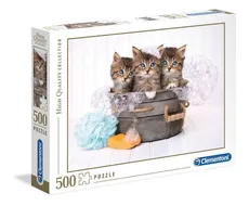 Puzzle 500 High Quality Collection Kittens and Soap