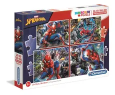Puzzle Supercolor 4w1 20+60+100+180 Spider-Man