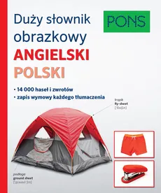 Duży słownik obrazkowy Angielski Polski Pons - Outlet