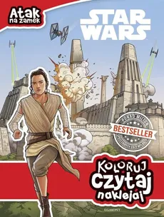 Star Wars Atak na zamek Koloruj czytaj naklejaj - Outlet