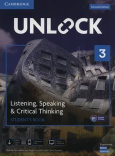 Unlock 3 Listening, Speaking & Critical Thinking Student's Book - Outlet - Nancy Jordan, Sabina Ostrowska, Chris Sowton