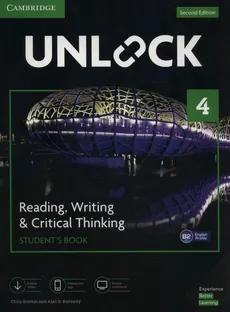 Unlock 4 Reading, Writing, & Critical Thinking Student's Book - Outlet - Kennedy Alan S., Chris Sowton
