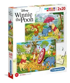 Puzzle Supercolor 2x20 Winnie the Pooh