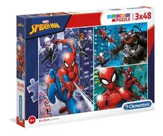 Puzzle SuperColor Spider-Man 3x48