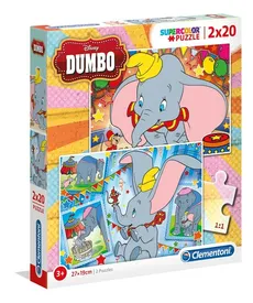 Puzzle Supercolor 2x20 Dumbo