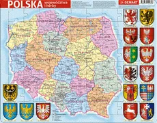 Puzzle ramkowe Polska administracyjna - Outlet