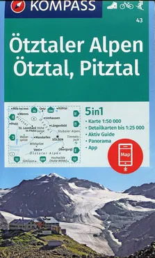Alpy Otzalskie mapa 1:50 000