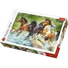 Puzzle 1500 Trzy dzikie konie