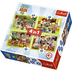 Puzzle 4w1 Toy Story 4 Ekipa zabawkowa