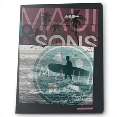 Zeszyt A5 w kratkę 60 kartek Maui and Sons 5 sztuk
