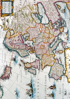Karnet B6 z kopertą Map of Europe