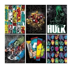 Zeszyt A4 w kratkę 54 kartki Avengers 10 sztuk mix