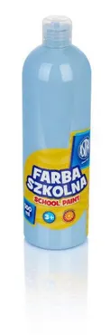 Farba szkolna 500 ml błękitna