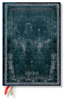 Kalendarz 2020 książkowy Midnight Steel 12m