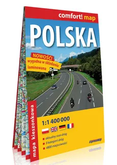 Polska kieszonkowa mapa samochodowa 1:1 400 000 - Outlet