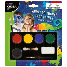 Farbki do malowania twarzy Kidea 6 kolorów
