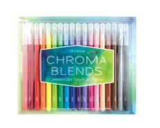Pędzelkowe flamastry akwarelowe Chroma Blends 18 kolorów