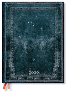 Kalendarz książkowy 2020 Ultra Vertical Midnight Steel