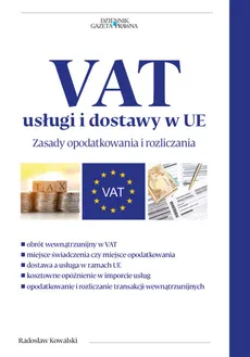 VAT usługi i dostawy w UE - Radosław Kowalski