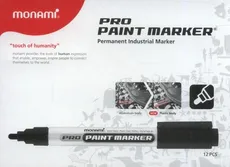 Marker olejowy Monami Pro Paint czerwony 12 sztuk