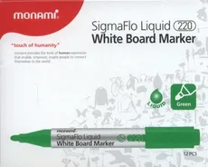 Marker do tablic Monami SigmaFlo 220 zielony 12 sztuk
