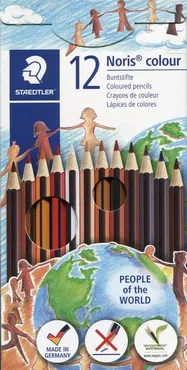 Kredki Noris colour sześciokątne 12 kolorów