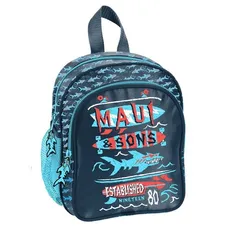 Plecak przedszkolny Maui and Sons granatowo-czerwony