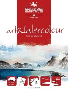Blok akwarelowy Art Watercolour A4 12 kartek 300G