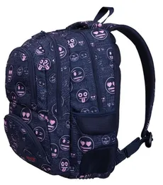 Plecak 4-komorowy Emoji pink