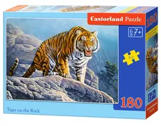 Puzzle Tiger on the Rock 180