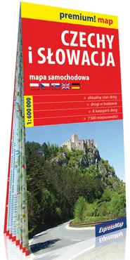 Czechy i Słowacja mapa samochodowa 1:600 000 - Outlet