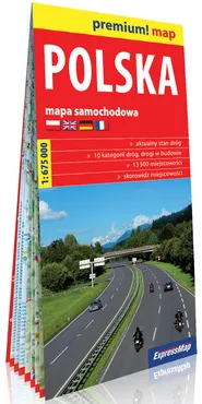 Polska mapa samochodowa 1:675 000 - Outlet