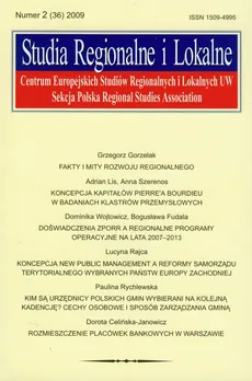 Studia Regionalne i Lokalne 2(36)2009