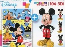 Puzzle 104 + 3D Model Mickey Mouse