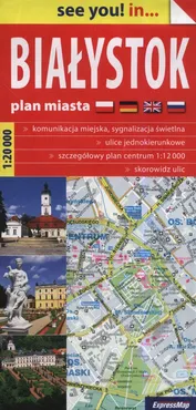 Białystok papierowy plan miasta 1:20 000 - Outlet