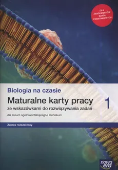 Biologia na czasie 1 Maturalne karty pracy Zakres rozszerzony - Outlet - Barbara Januszewska-Hasiec, Renata Stencel, Anna Tyc
