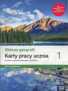 Oblicza geografii 1 Karty pracy ucznia Zakres podstawowy - Outlet - Katarzyna Maciążek